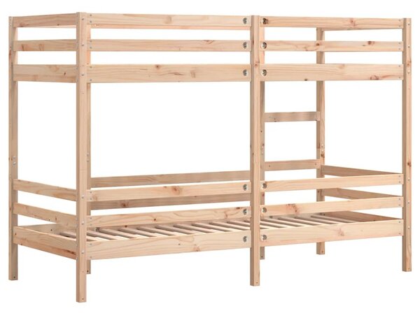 Patrová postel bez matrace 90 x 190 cm masivní borové dřevo 3284221