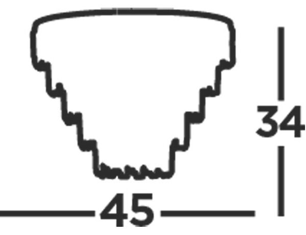 STROPNÍ SVÍTIDLO, 45/45/34 cm - Stropní svítidla