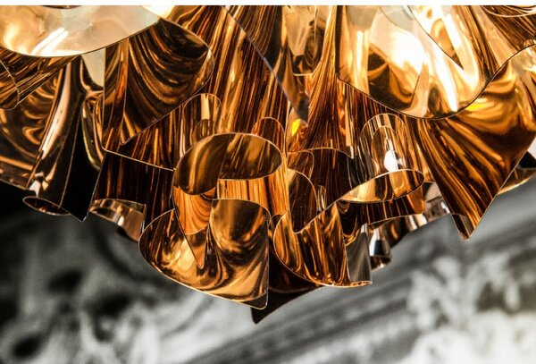 SLAMP VELSL00CPP01T00000EU Veli copper large, závěsné svítidlo v měděné, 4x12W E27, šířka 60cm