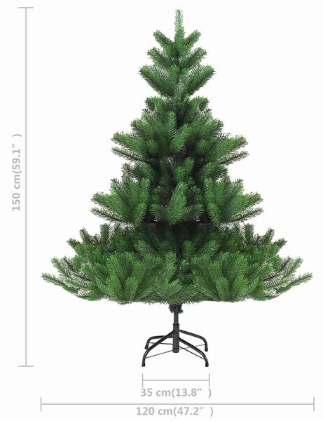 Umělý vánoční stromek normandská jedle zelený 150 cm 328429