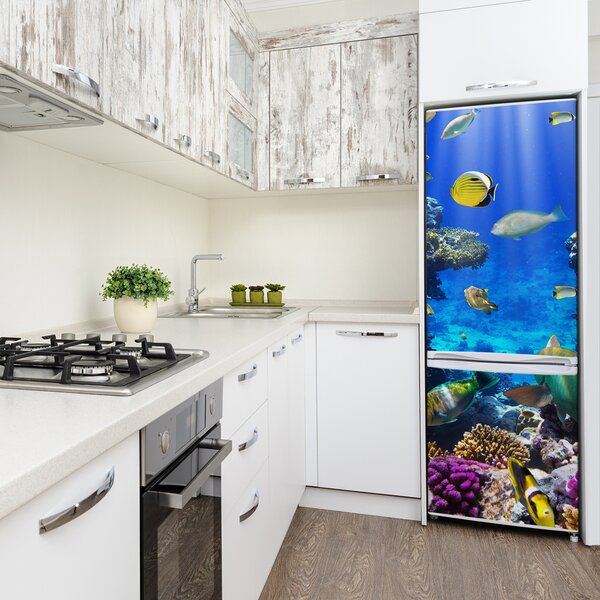 Nálepka fototapeta lednička Korálový útes XL FridgeStick-70x190-f-34733928