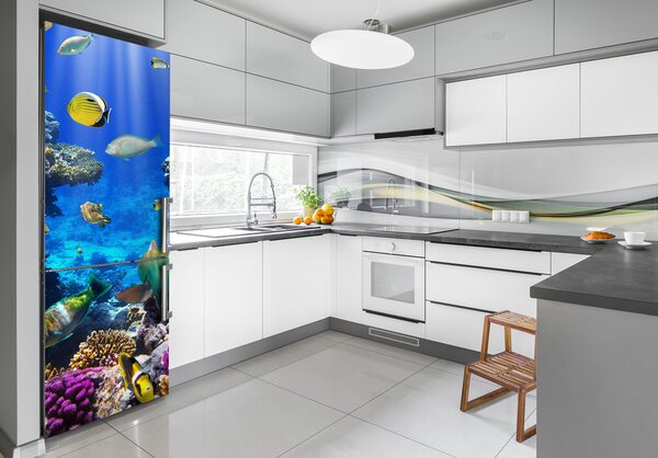 Nálepka fototapeta lednička Korálový útes XL FridgeStick-70x190-f-34733928