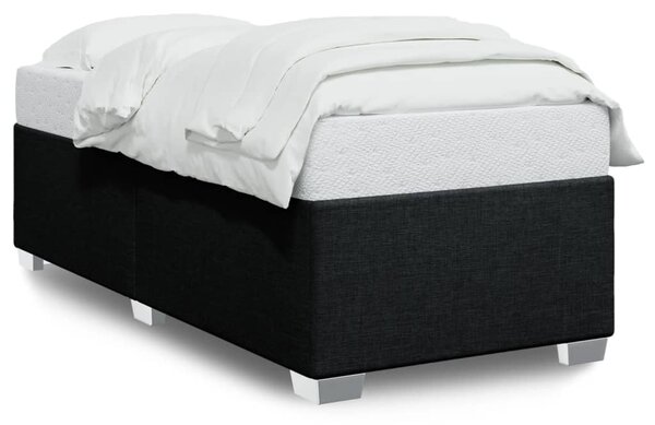 Rám postele bez matrace černá 80 x 200 cm textil 3284431