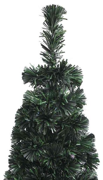 Umělý úzký vánoční stromek se stojanem 120 cm optické vlákno 328443