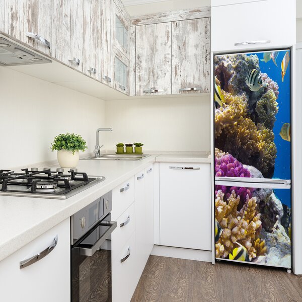 Nálepka fototapeta lednička Korálový útes XL FridgeStick-70x190-f-36026012