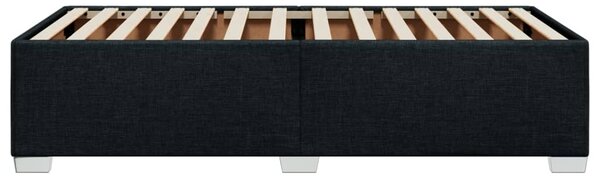 Rám postele bez matrace černá 80 x 200 cm textil 3284431