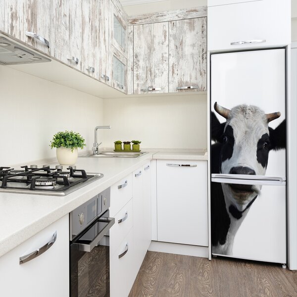 Nálepka fototapeta lednička Kráva XL FridgeStick-70x190-f-38327134