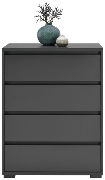 KOMODA, antracitová, 80/103/48 cm Carryhome - Široké komody, Online Only