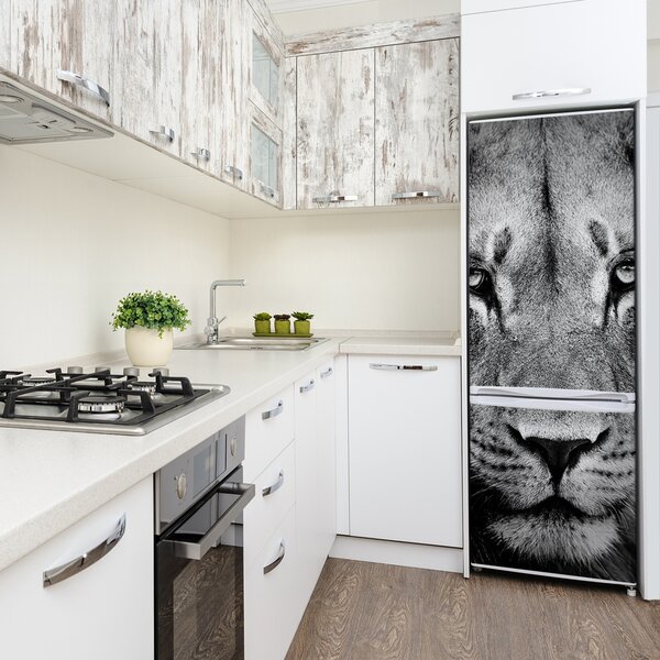 Foto tapeta na ledničku Portrét lva XL FridgeStick-70x190-f-39012933