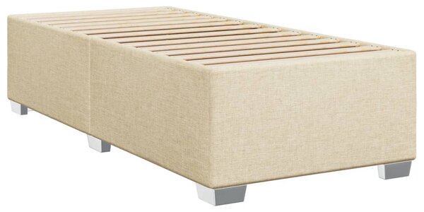 Box spring postel s matrací krémová 80 x 200 cm textil 3290334