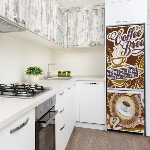 Nálepka tapeta lednička Kavárna FridgeStick-70x190-f-40951397