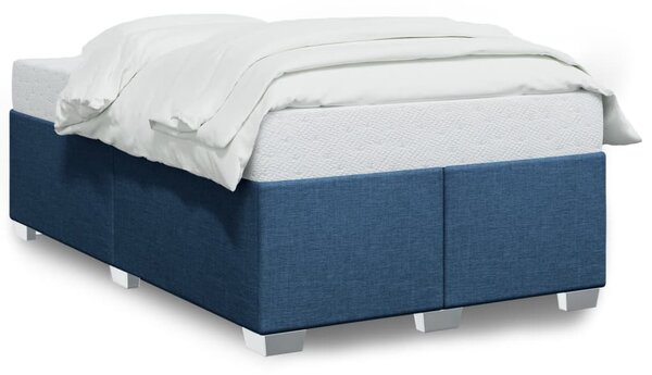 Rám postele bez matrací modrá 120x190 cm textil 3284463