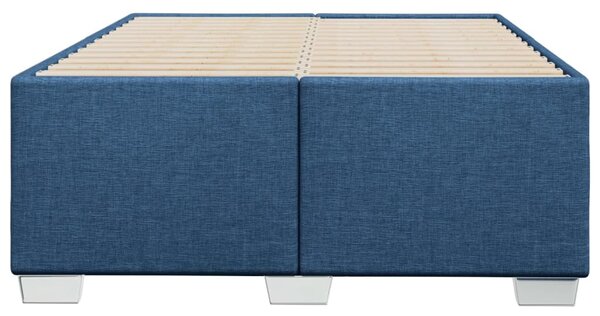 Rám postele bez matrací modrá 120x190 cm textil 3284463
