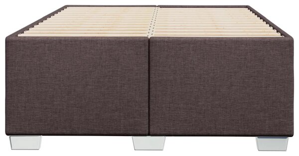 Rám postele bez matrací tmavě šedá 120x190 cm textil 3284460