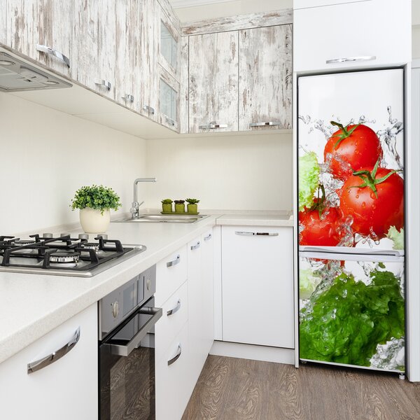 Foto nálepka na ledničku Rajčata a salát FridgeStick-70x190-f-41605249