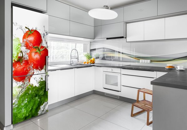 Foto nálepka na ledničku Rajčata a salát FridgeStick-70x190-f-41605249