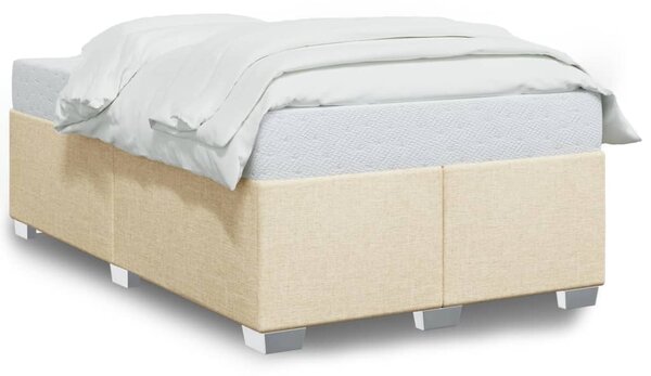 Rám postele bez matrace krémový 120 x 200 cm textil 3284469