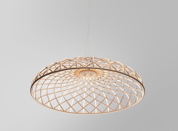 Flos F6392017 Skynest suspension, béžové závěsné svítidlo, 78W LED 2700K stmívatelné, prům. 90,4cm
