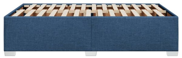 Rám postele bez matrací modrá 120x190 cm textil 3284463