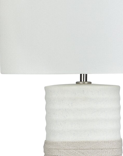 Stolní lampa NAVIA Porcelán Světle béžová