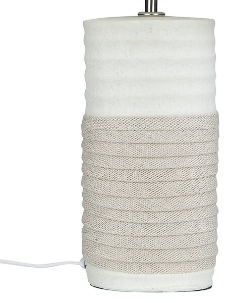 Stolní lampa NAVIA Porcelán Světle béžová