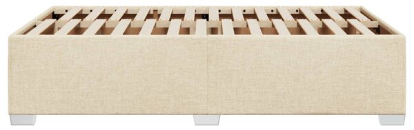 Rám postele bez matrace krémový 120 x 200 cm textil 3284469