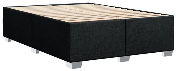 Rám postele bez matrace černý 140 x 190 cm textil 3284473