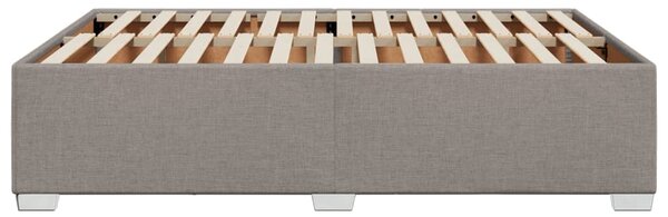 Rám postele bez matrace taupe 140 x 190 cm textil 3284475