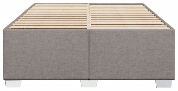 Rám postele bez matrace taupe 140 x 190 cm textil 3284475