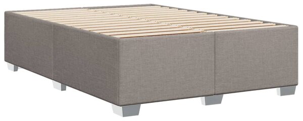 Rám postele bez matrace taupe 140 x 190 cm textil 3284475