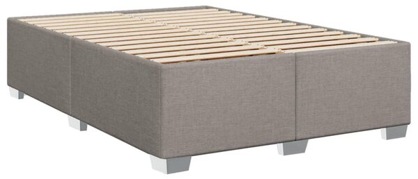 Rám postele bez matrace taupe 140 x 190 cm textil 3284475