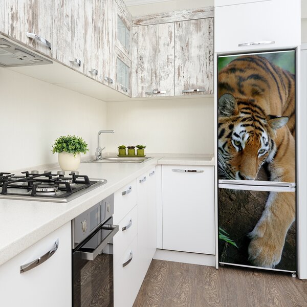 Foto nálepka na ledničku Tygr na stromě FridgeStick-70x190-f-4289086