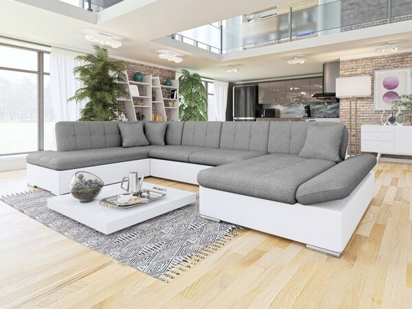 Sedací souprava Genero, Potah: ekokůže Soft 017 (bílá) + Soul 17, Strana: Pravá - U 5903211400124