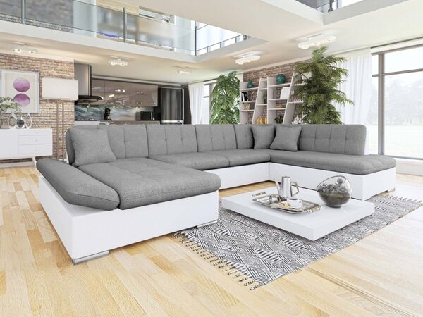 Sedací souprava Genero, Potah: ekokůže Soft 017 (bílá) + Soul 17, Strana: Levá - U 5903211400131