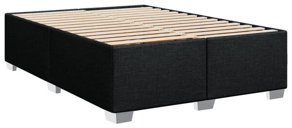 Box spring postel s matrací černá 140 x 190 cm textil 3285132