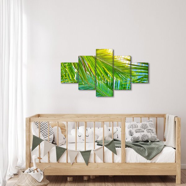 Obraz - Palmové listy (125x70 cm)