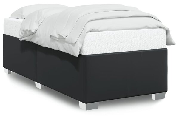 Rám postele černý 80 x 200 cm umělá kůže 3284532