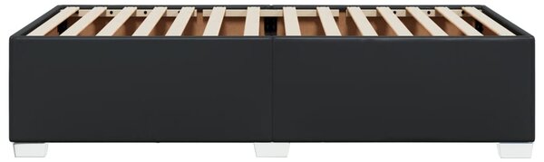 Rám postele černý 80 x 200 cm umělá kůže 3284532