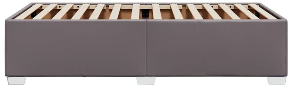 Rám postele šedý 80 x 200 cm umělá kůže 3284534