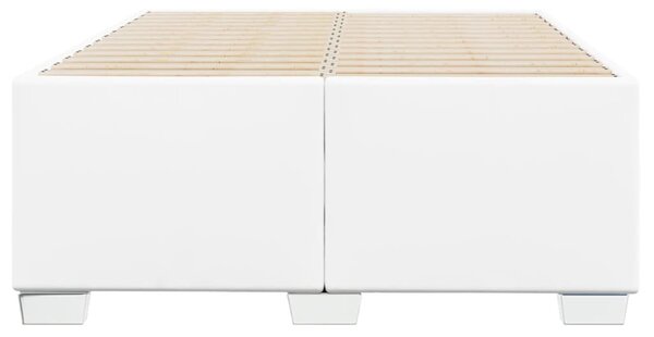 Rám postele bez matrace bílý 120x190 cm umělá kůže 3284549