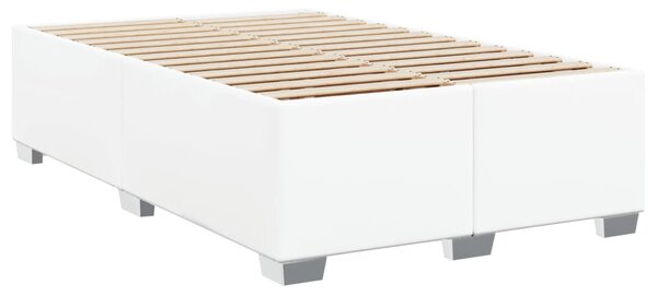 Rám postele bez matrace bílý 120x190 cm umělá kůže 3284549