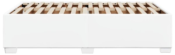Rám postele bez matrace bílý 120x190 cm umělá kůže 3284549