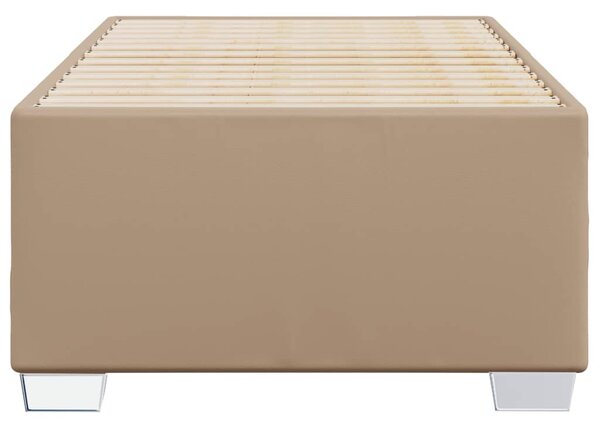 Rám postele cappuccino 100x200 cm umělá kůže 3284547