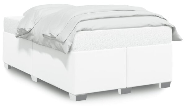 Rám postele bez matrace bílý 120x190 cm umělá kůže 3284549