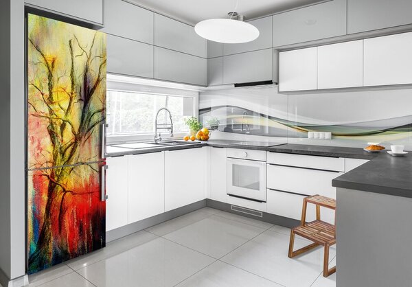 Samolepící nálepka Abstraktní strom FridgeStick-70x190-f-105500829