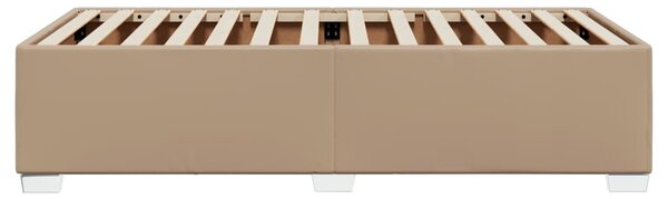 Rám postele cappuccino 100x200 cm umělá kůže 3284547