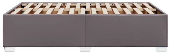 Rám postele šedý 120 x 200 cm umělá kůže 3284554
