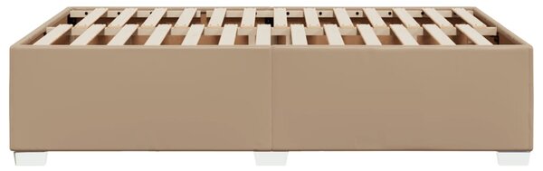 Rám postele bez matrace cappuccino 120x190 cm umělá kůže 3284551