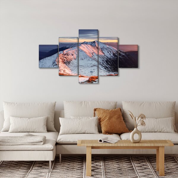 Obraz - Zimní horské panorama II. (125x70 cm)