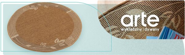 Koberec Adana Bloom Beige kruh
